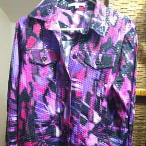 NY Collection Woman's button-down top, Sm